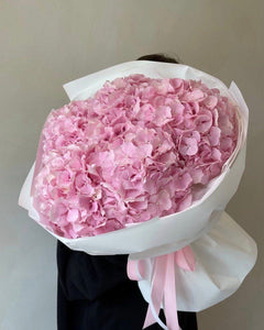 Premium Dutch Hydrangeas — Pink Hydrangeas · Mono Bouquets by Ame Flowers