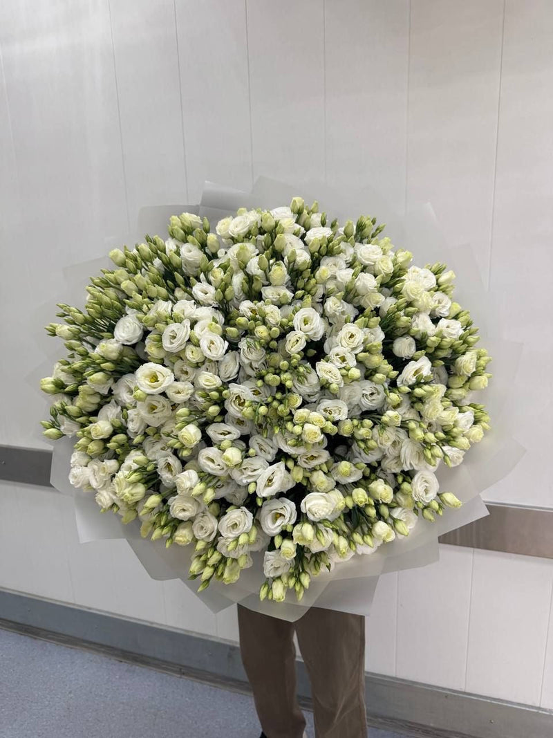Lisianthus Mono Bouquet — White Lisianthus · Mono Bouquets by Ame Flowers