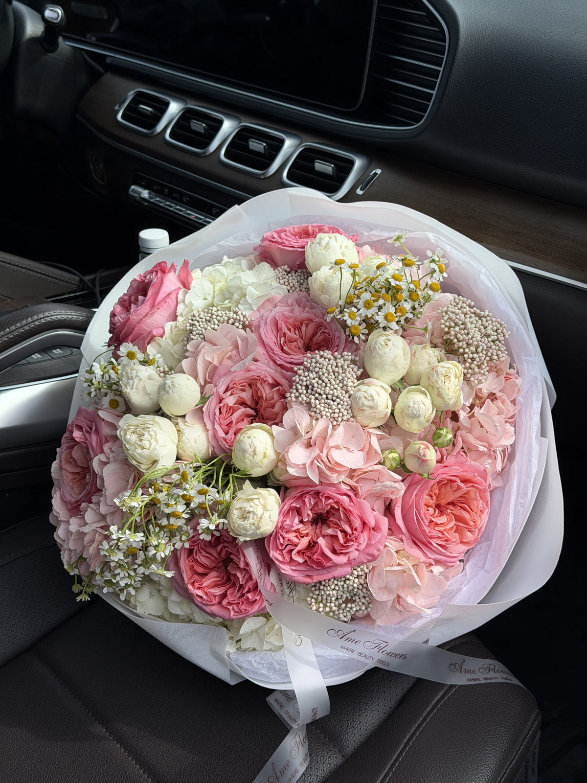 Daydreamer — Blush Ivory Garden Roses · Mix Bouquets by Ame Flowers