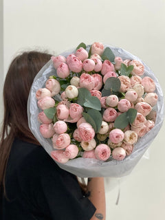 Mansfield Park Garden Spray Roses — Blush Pink Garden Spray Roses · Roses by Ame Flowers