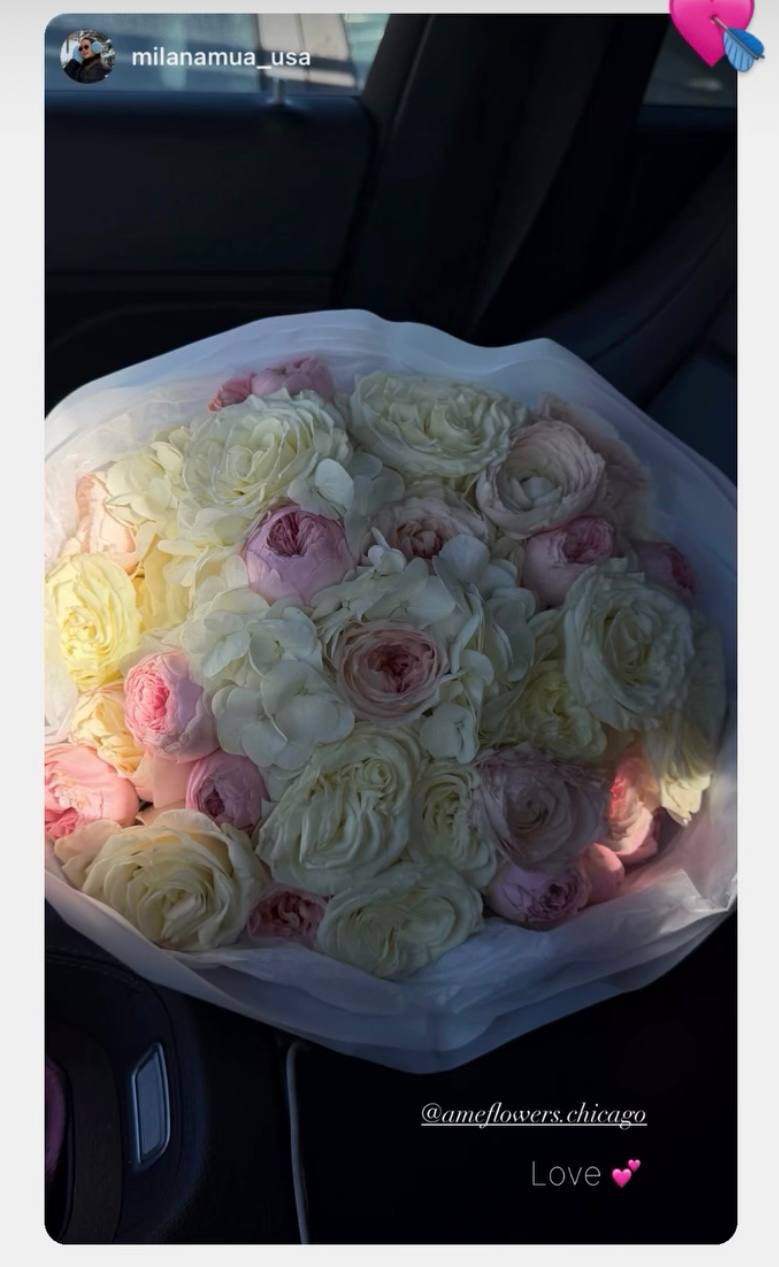Customer bouquet from Âme Flowers