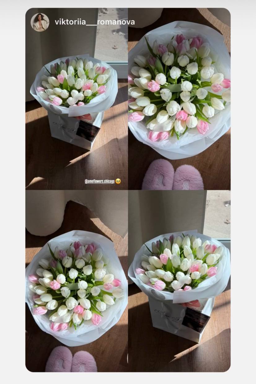 Customer bouquet from Âme Flowers