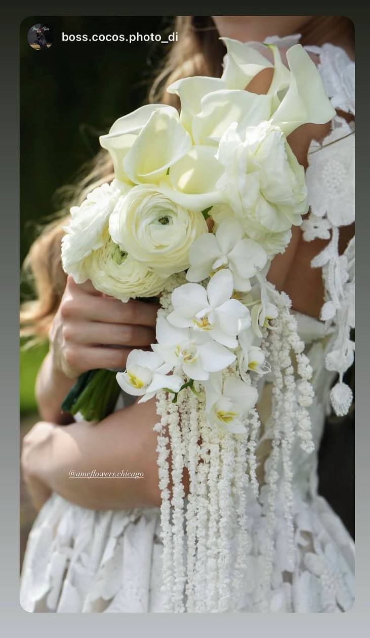 Customer bouquet from Âme Flowers
